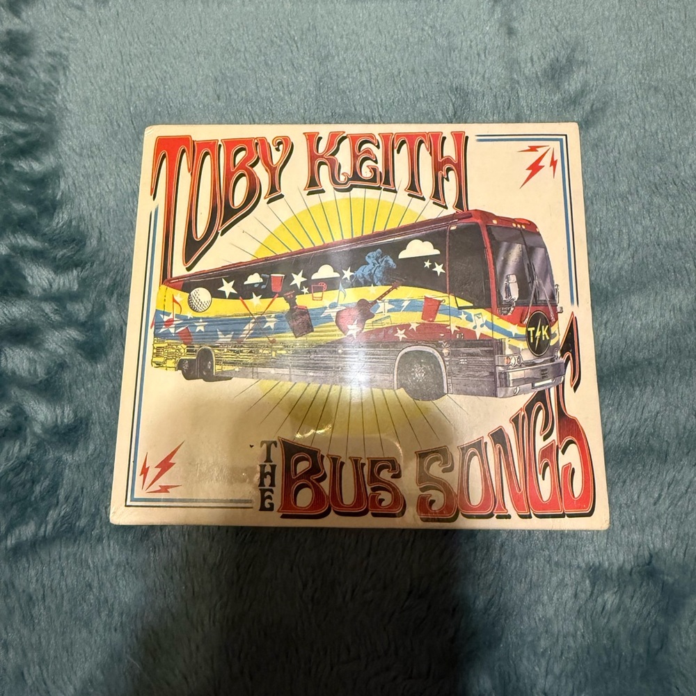 Toby Keith The Bus Songs CD - Colorful Album Cover